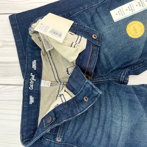 Boys' Straight Fit Stretch Jeans - Cat & Jack - Picture 5 of 10